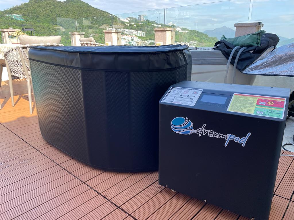 Cold Plunge Dreampod Inflatable Ice Bath FLEX with Chiller 6