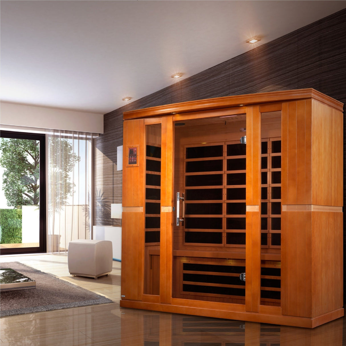 Sauna Dynamic Bergamo 4 - Person Low EMF Far Infrared Sauna 4