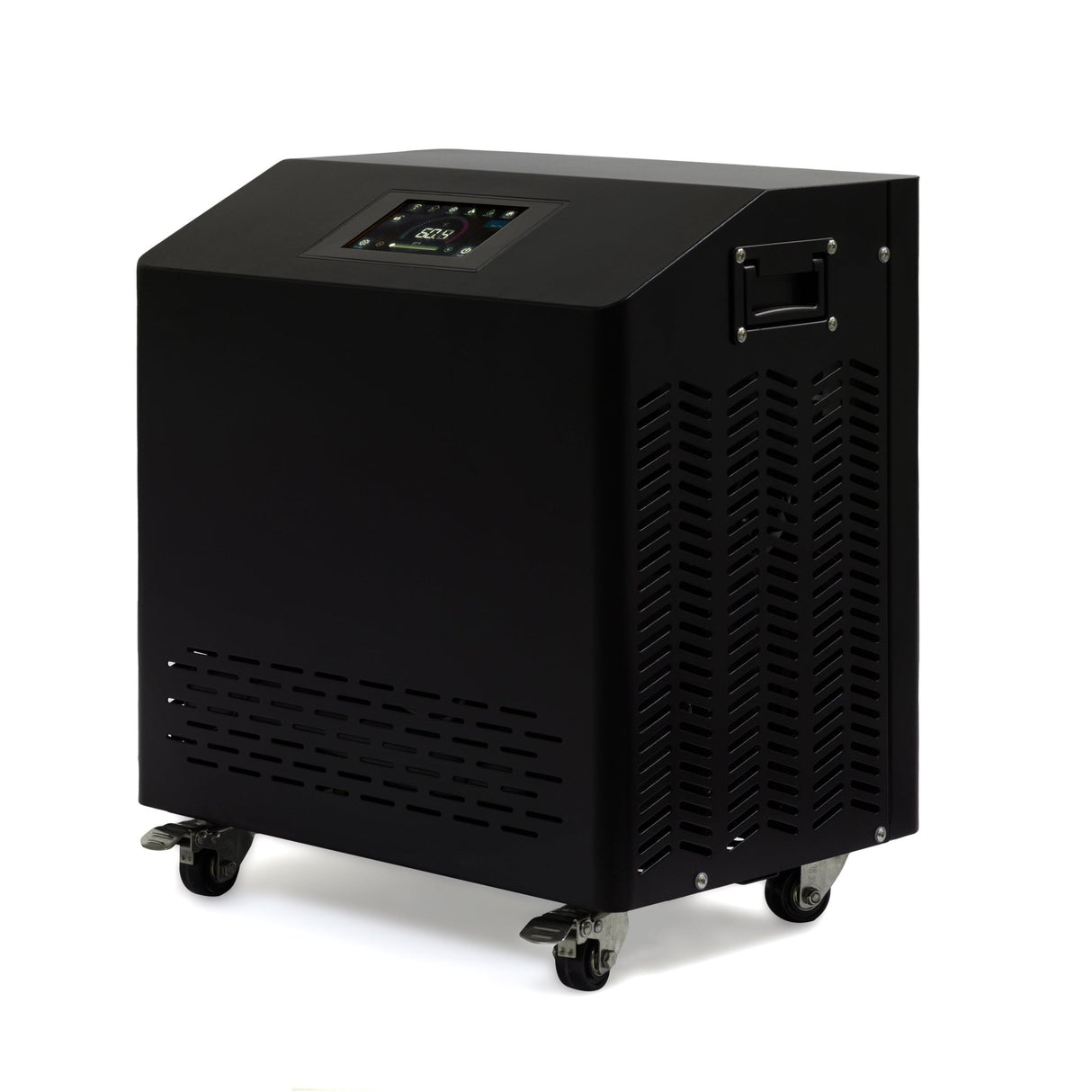 cold plunge chiller Dynamic Cold Therapy 0.6 HP unit with WiFi control and cold/heat function, angled front-right view