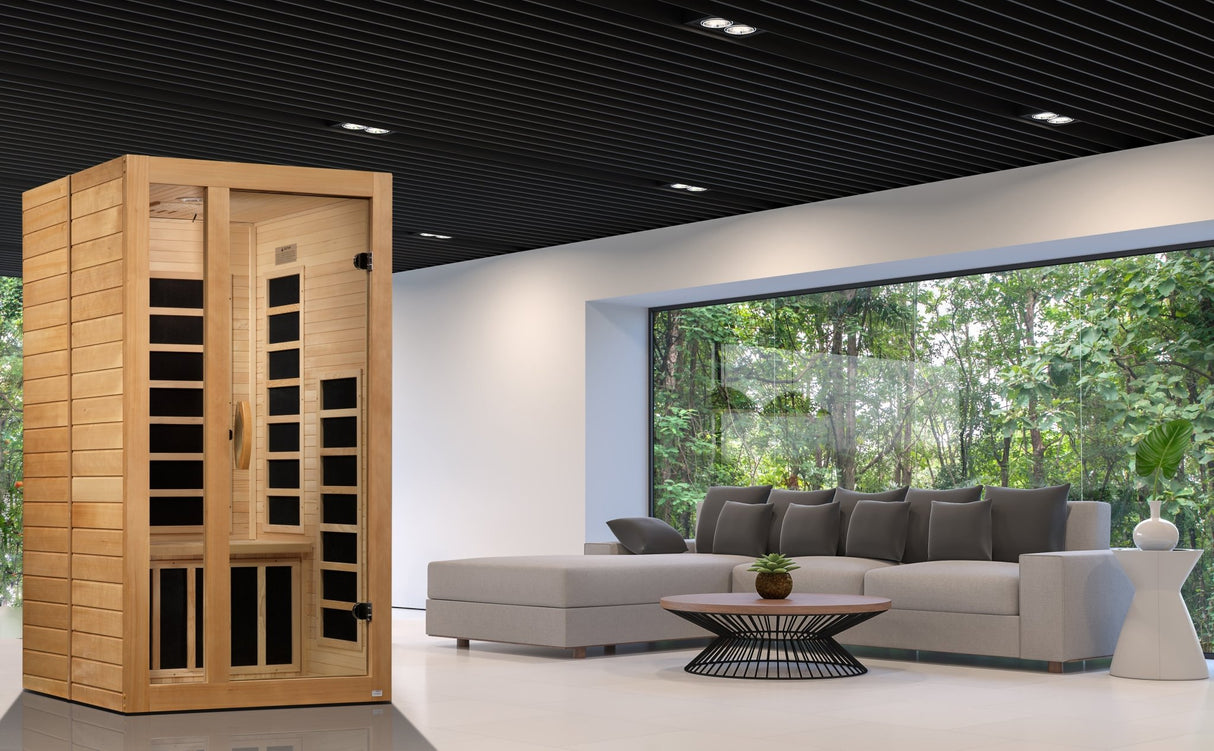 Sauna Dynamic Gracia 1 - 2 Person Low EMF Far Infrared Sauna 7