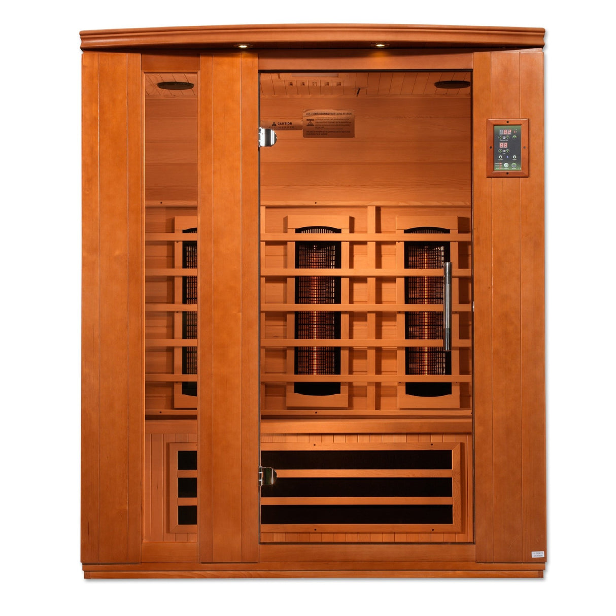 Sauna Dynamic Lugano 3 - Person Full Spectrum Infrared Sauna 2