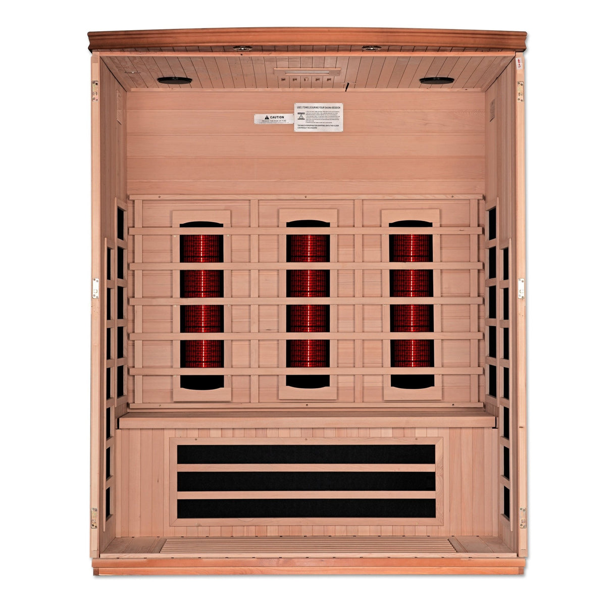 Sauna Dynamic Lugano 3 - Person Full Spectrum Infrared Sauna 4