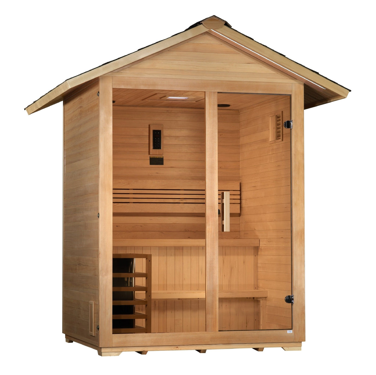 Sauna Golden Designs Arlberg 3 - Person Traditional Outdoor Sauna 3