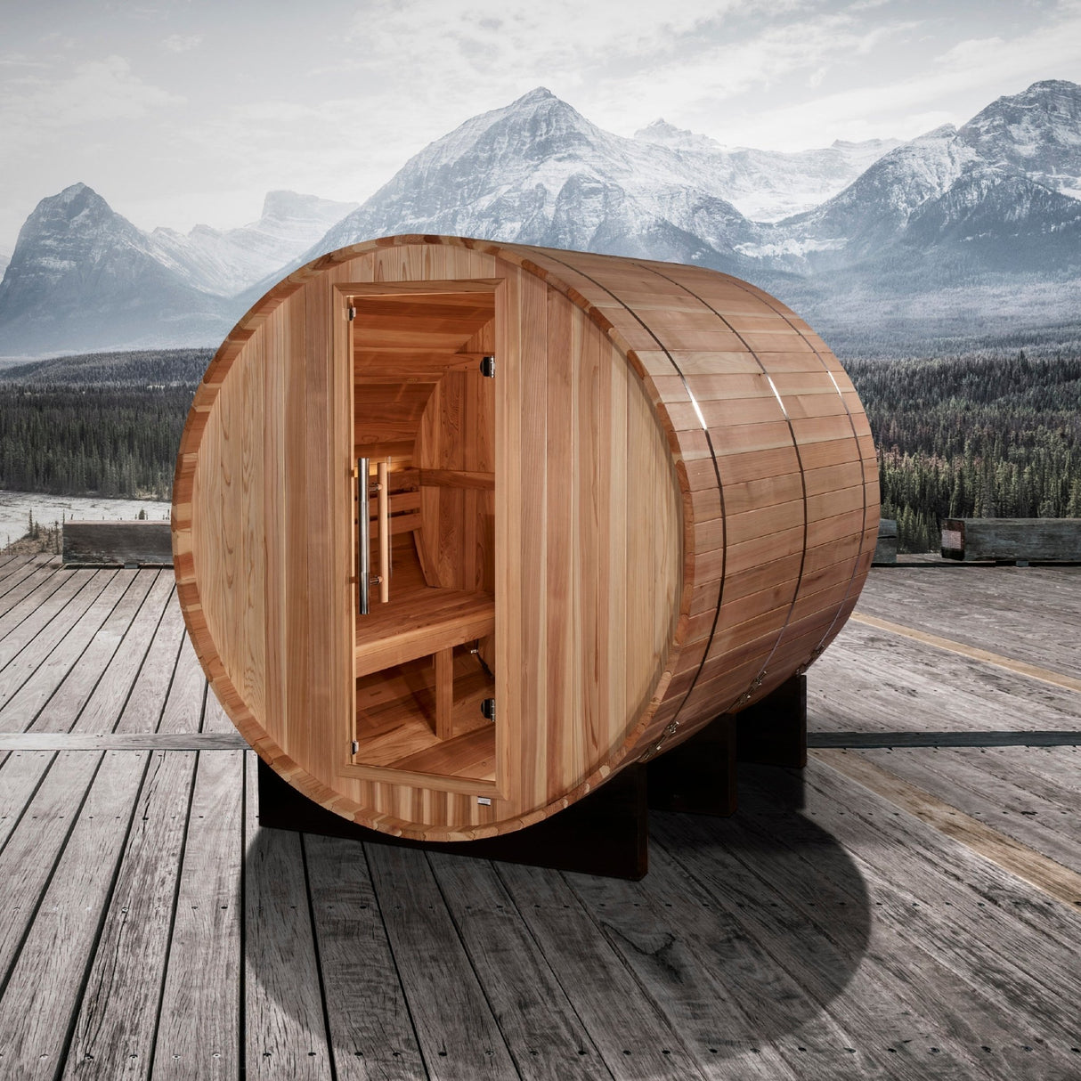 Sauna Golden Designs Arosa 4 - Person Barrel Sauna 4