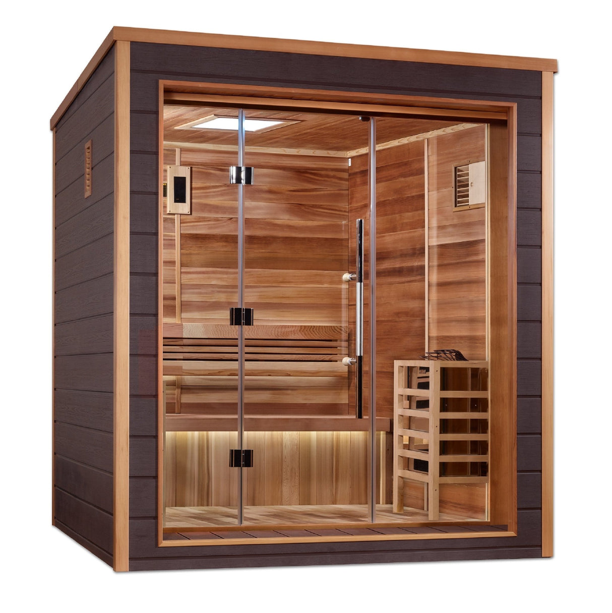 Sauna Golden Designs Drammen 3 - Person Traditional Sauna 3