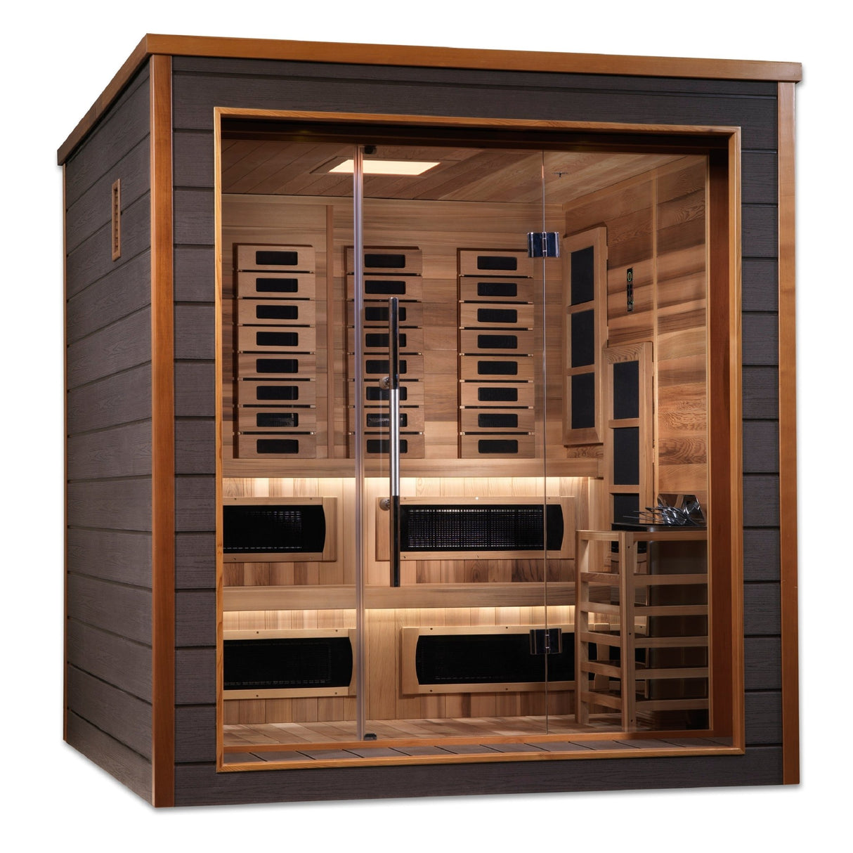 Sauna Golden Designs Karlstad 6 - Person Full Spectrum Hybrid Sauna 3