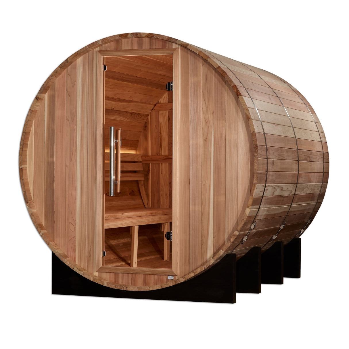 Sauna Golden Designs Klosters 6 - Person Barrel Sauna 3