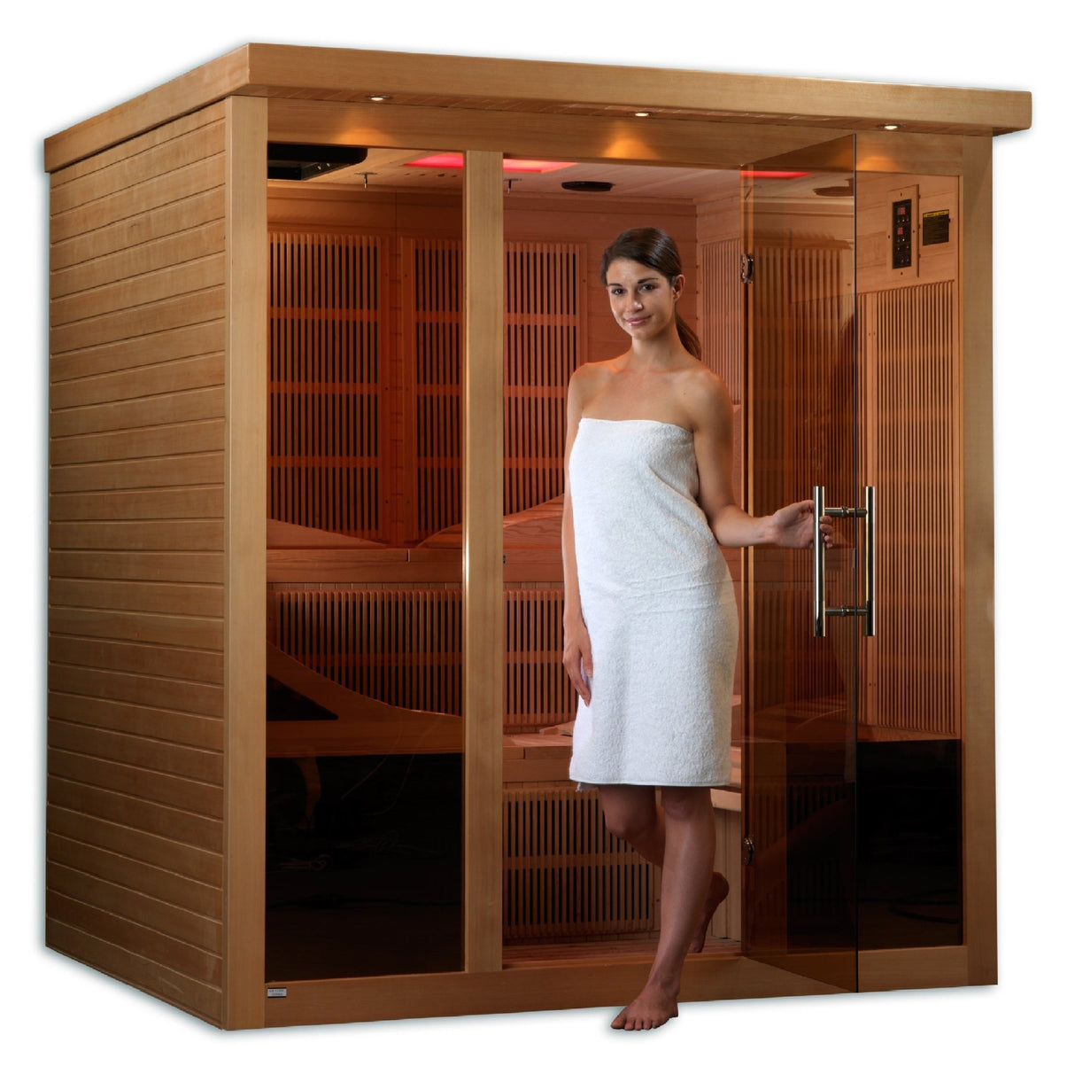 Sauna Golden Designs Monaco 6 - Person Near Zero EMF Far Infrared Sauna 3