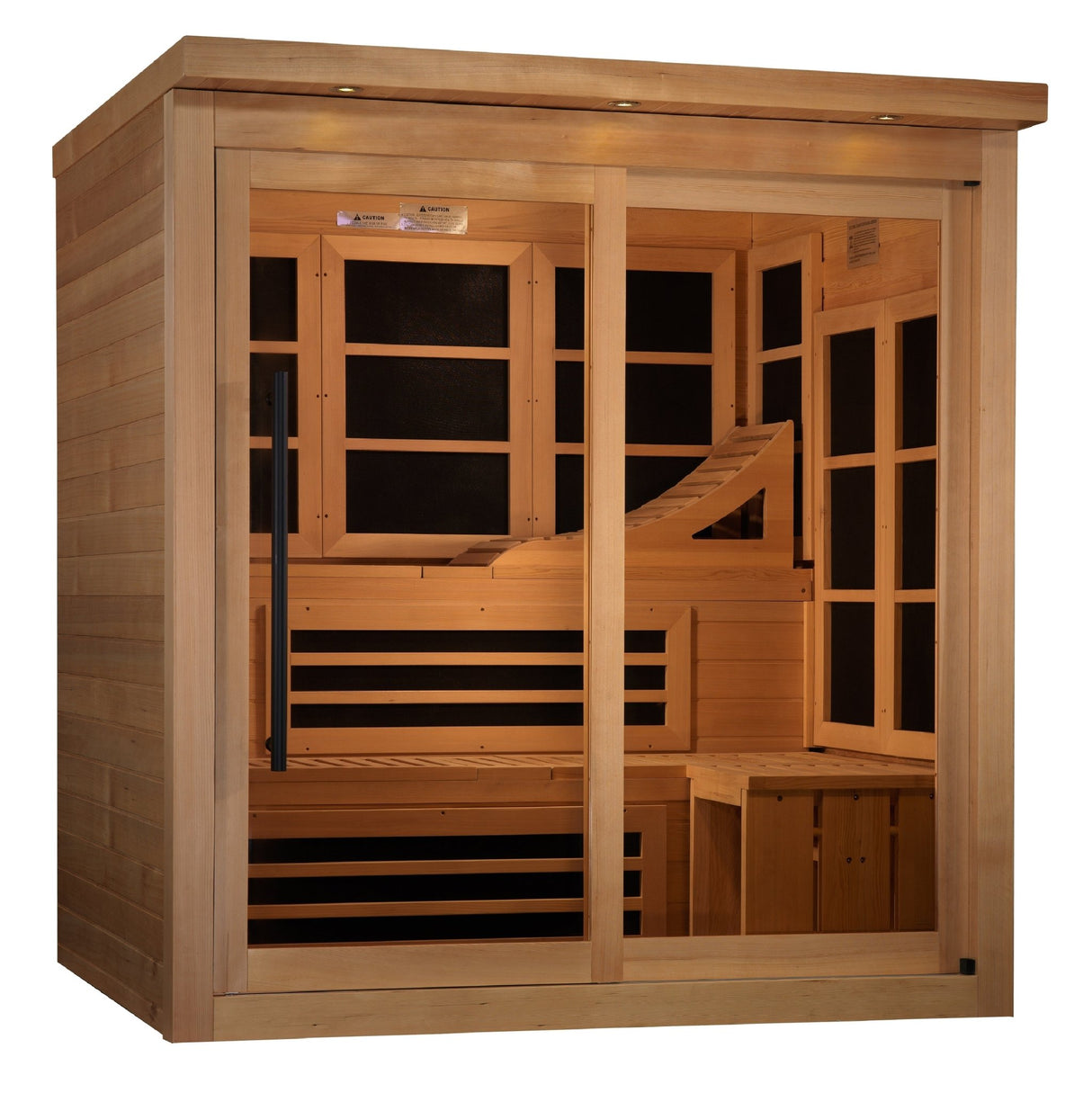 Sauna Golden Designs Monaco Limited Edition 6 - Person Near Zero EMF Far Infrared Sauna 3