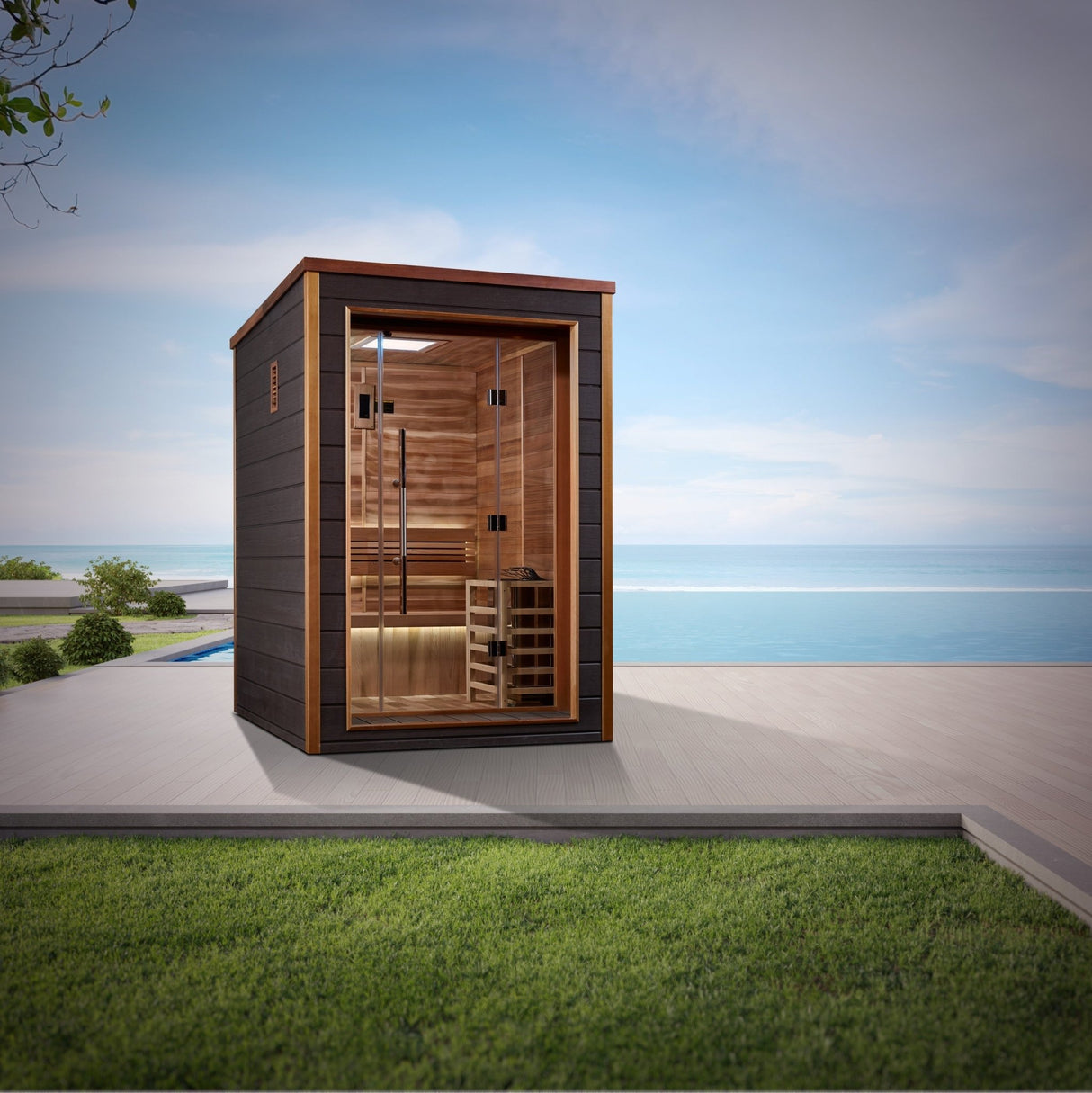 Sauna Golden Designs Narvik 2 - Person Traditional Sauna 4