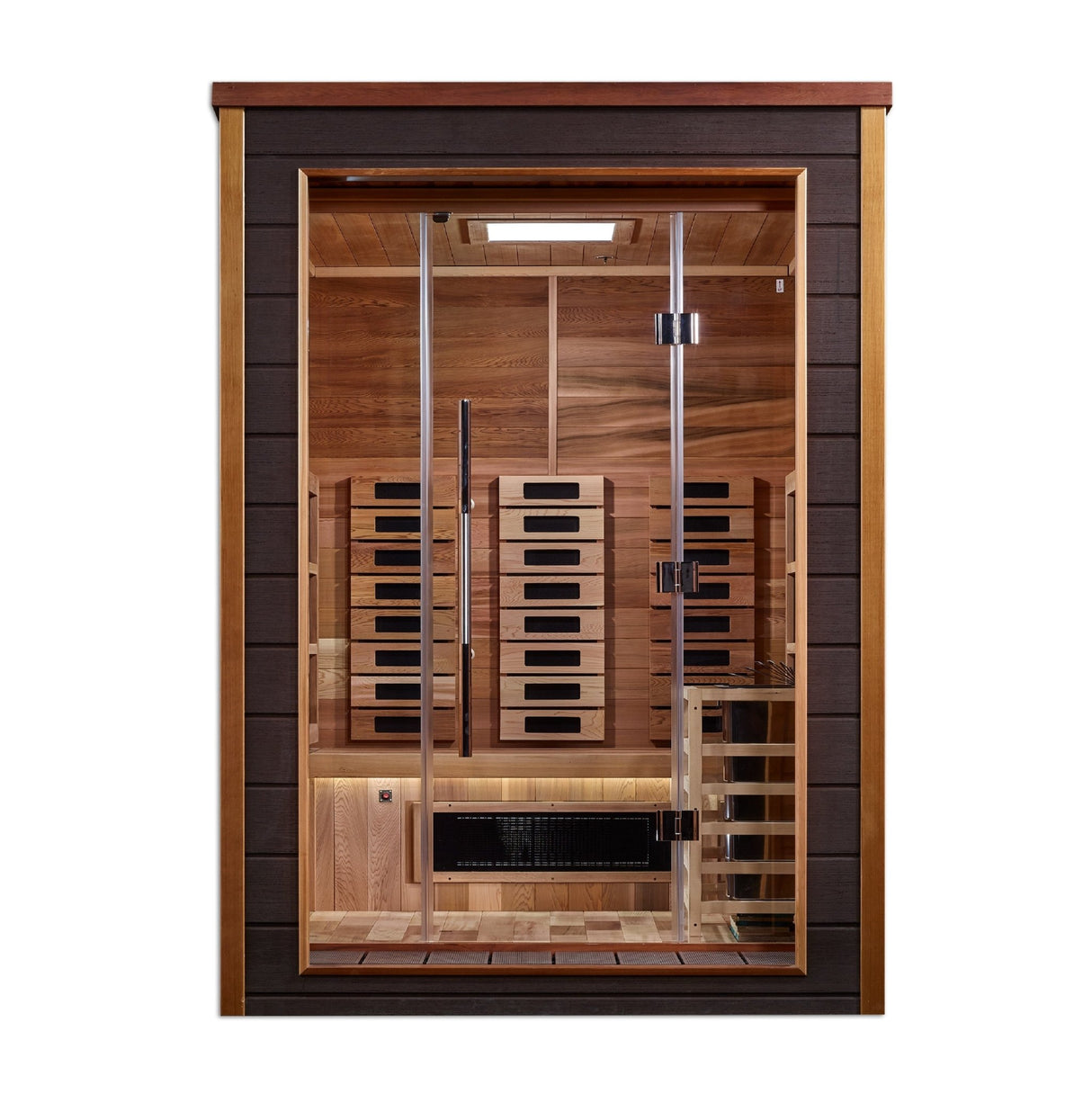 Sauna Golden Designs Nora 2 - Person Full Spectrum Hybrid Sauna 2