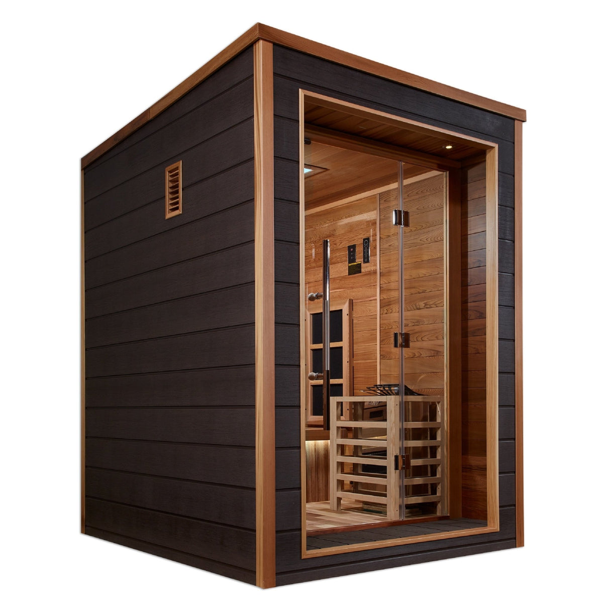 Sauna Golden Designs Nora 2 - Person Full Spectrum Hybrid Sauna 4