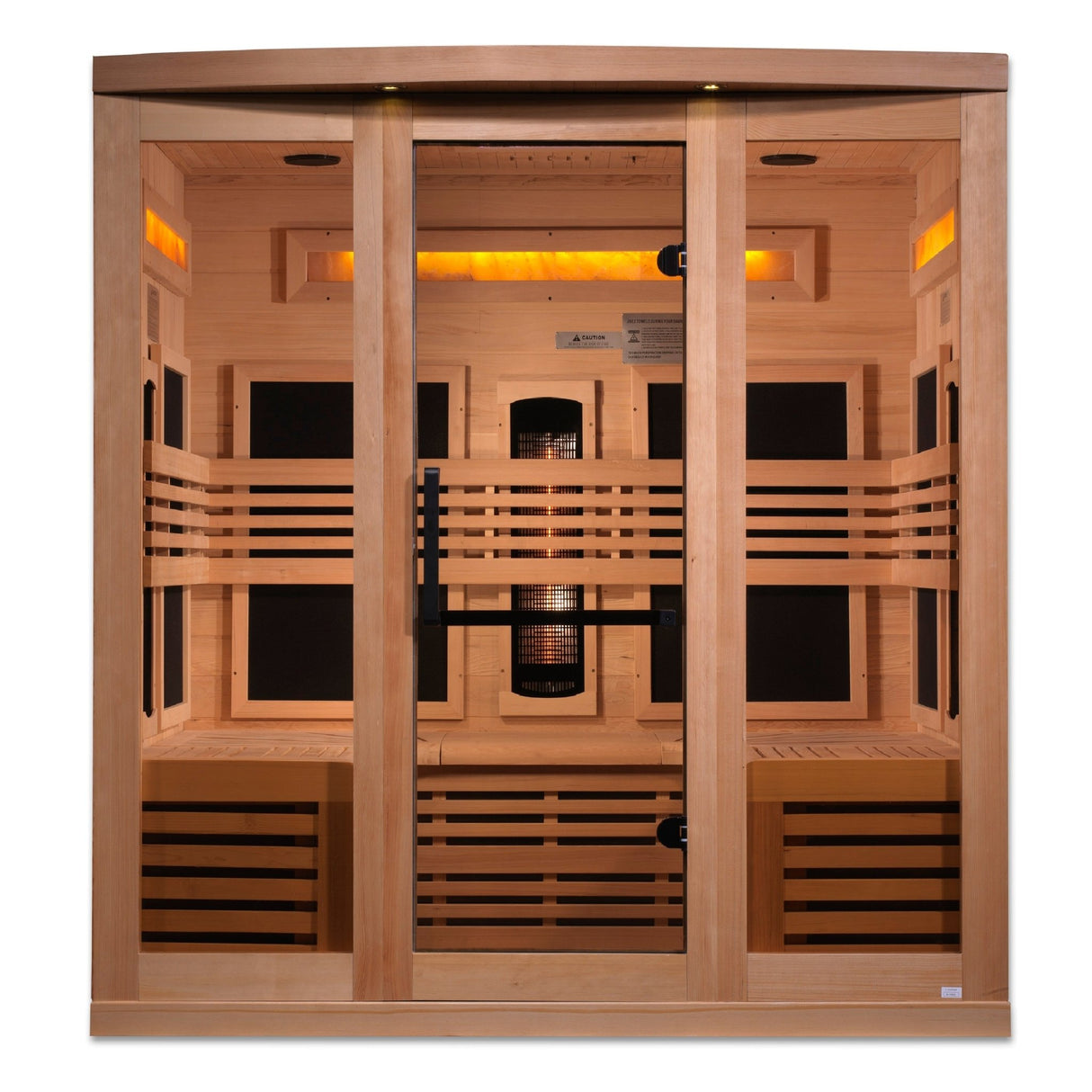 Sauna Golden Designs Reserve Series 6 - Person Full Spectrum Infrared Sauna with Himalayan Salt Bar 2