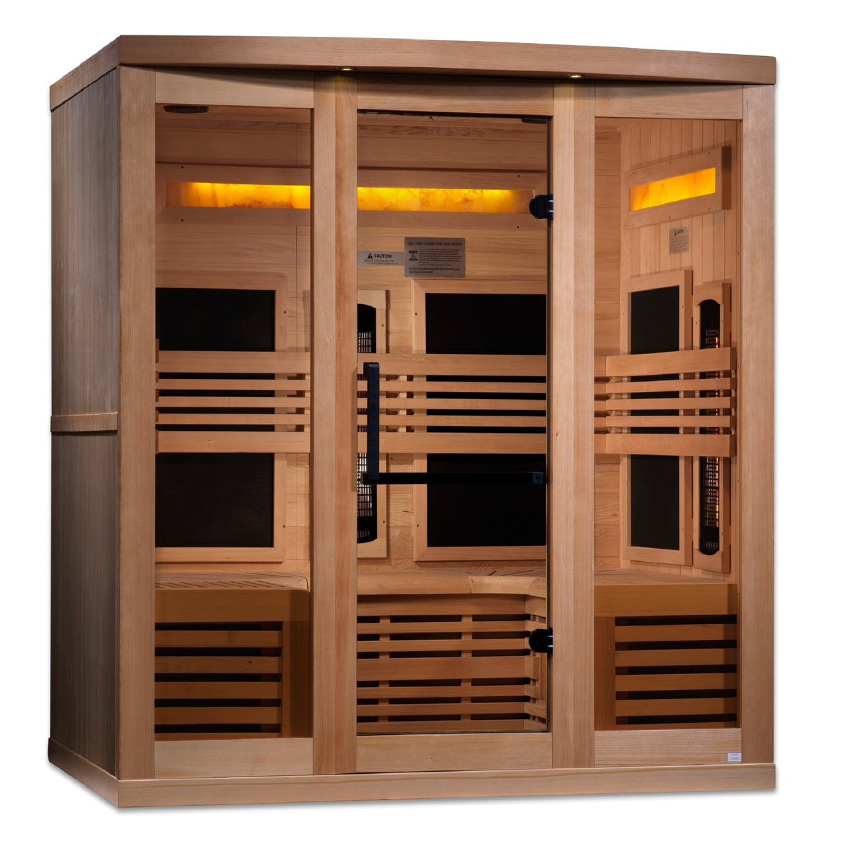 Sauna Golden Designs Reserve Series 6 - Person Full Spectrum Infrared Sauna with Himalayan Salt Bar 3