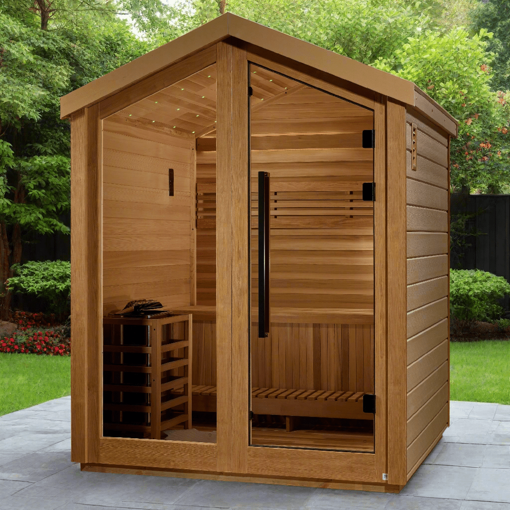 Sauna Golden Designs Savonlinna 3 - Person Traditional Outdoor Sauna 9