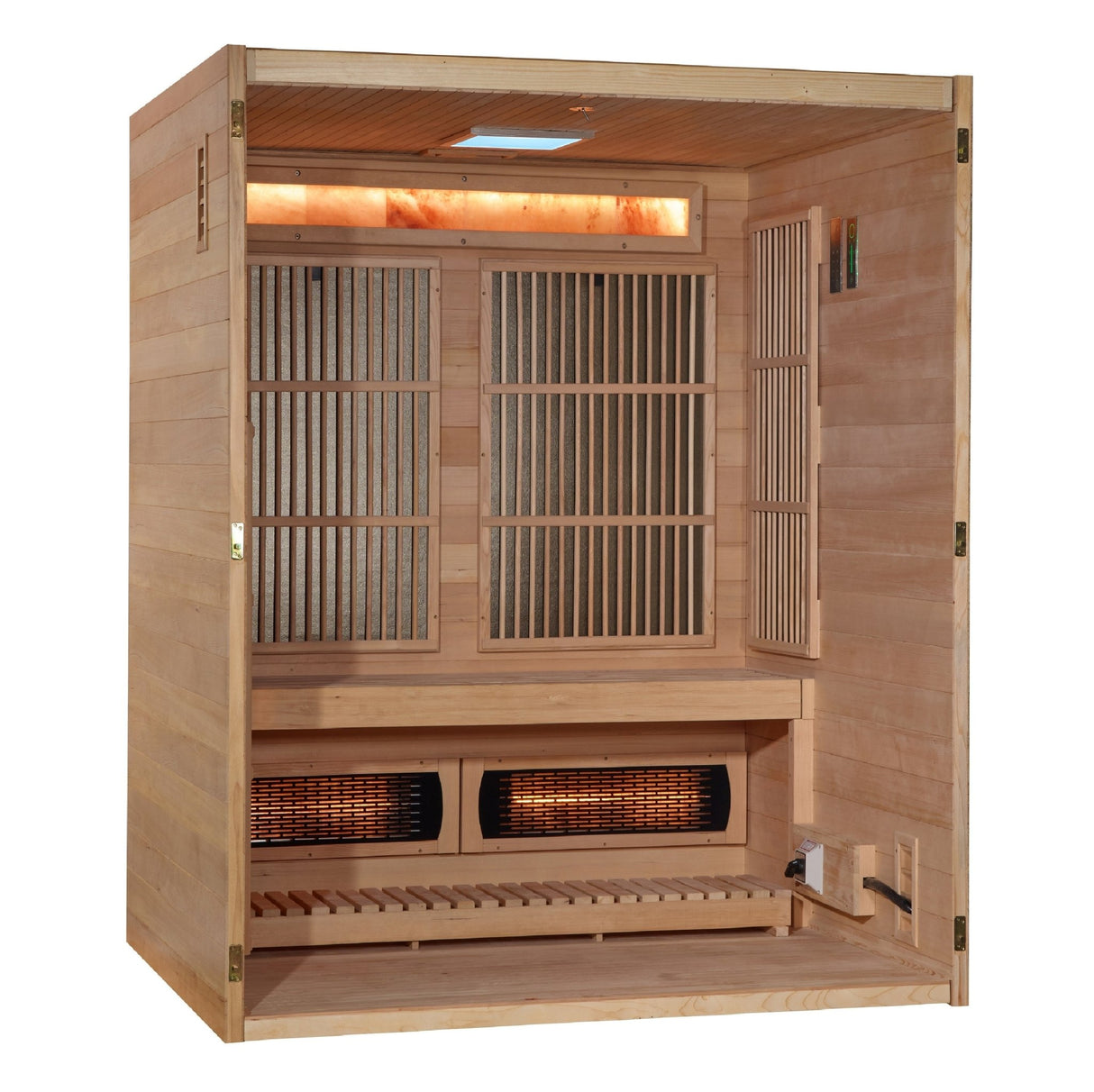 Sauna Golden Designs Soria 3 - Person Full Spectrum Indoor Hybrid Sauna 5