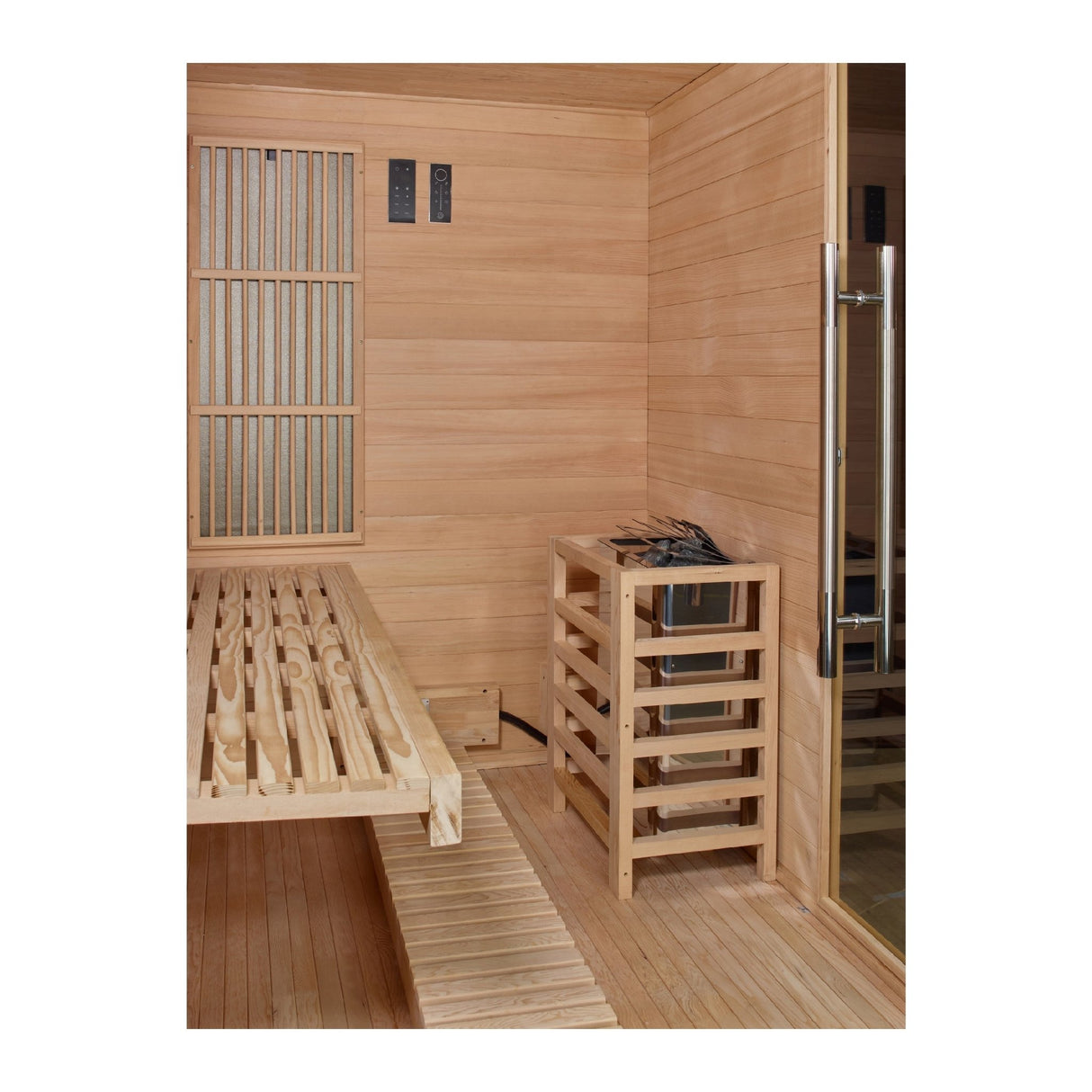 Sauna Golden Designs Soria 3 - Person Full Spectrum Indoor Hybrid Sauna 6