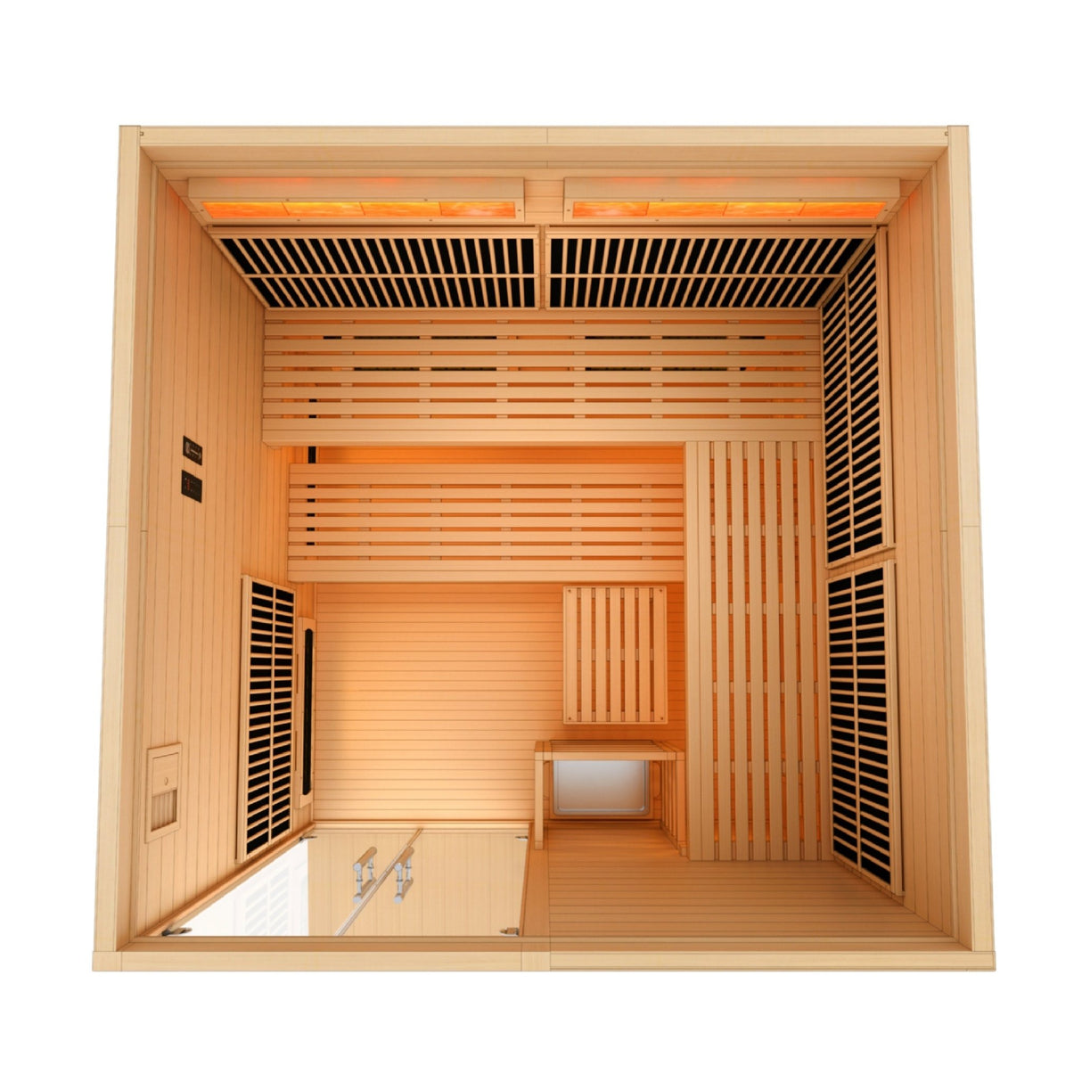 Sauna Golden Designs Toledo 6 - Person Full Spectrum Indoor Hybrid Sauna 5