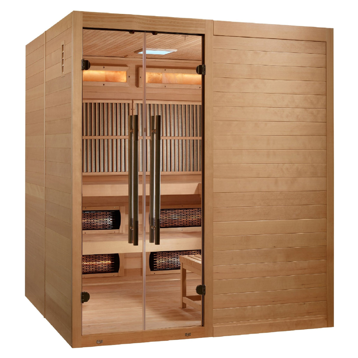 Sauna Golden Designs Toledo 6 - Person Full Spectrum Indoor Hybrid Sauna 3