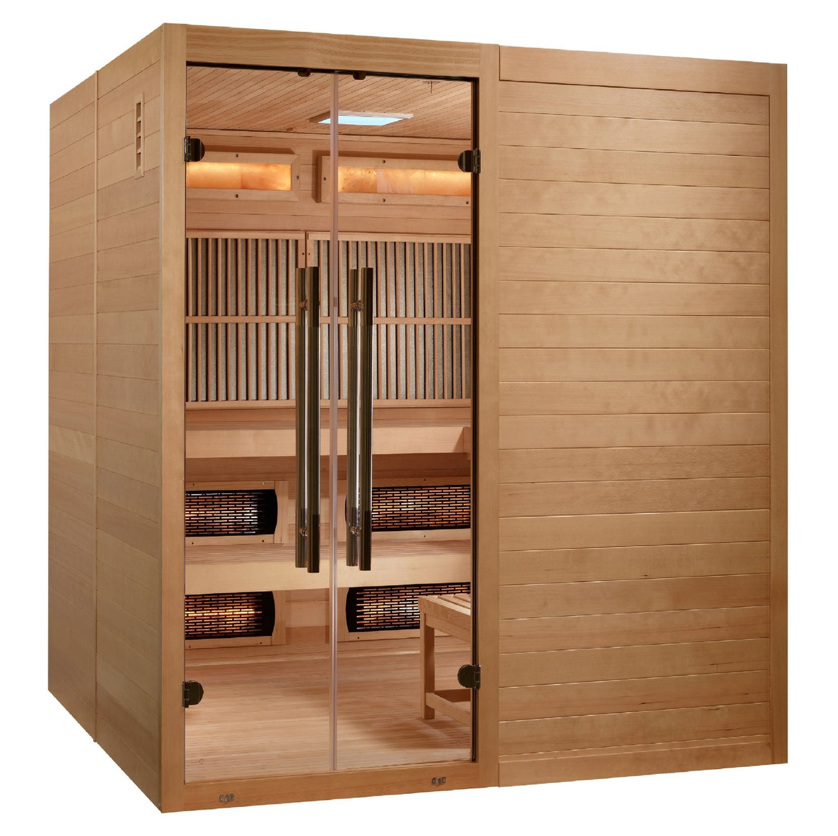 Sauna Golden Designs Toledo 6 - Person Full Spectrum Indoor Hybrid Sauna 4