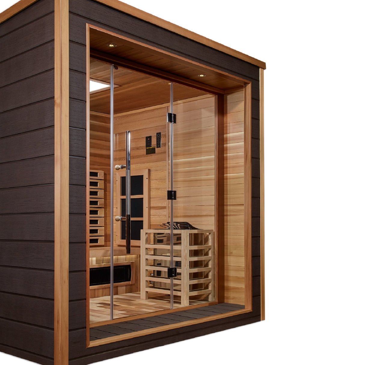 Sauna Golden Designs Visby 3 - Person Full Spectrum Hybrid Sauna 4