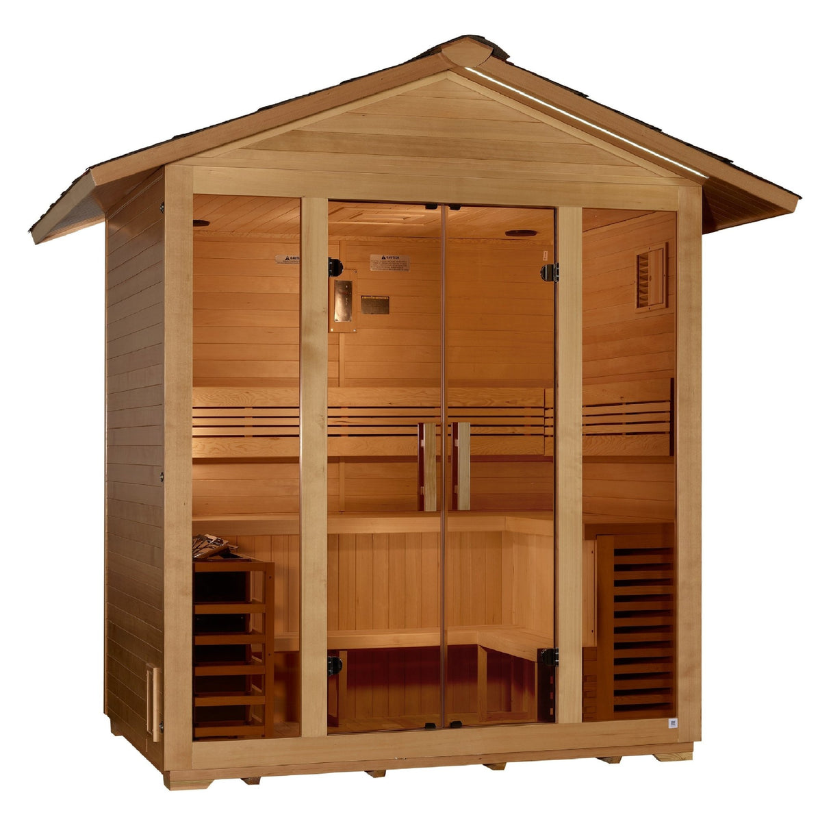 Sauna Golden Designs Vorarlberg 5 - Person Traditional Outdoor Sauna 4