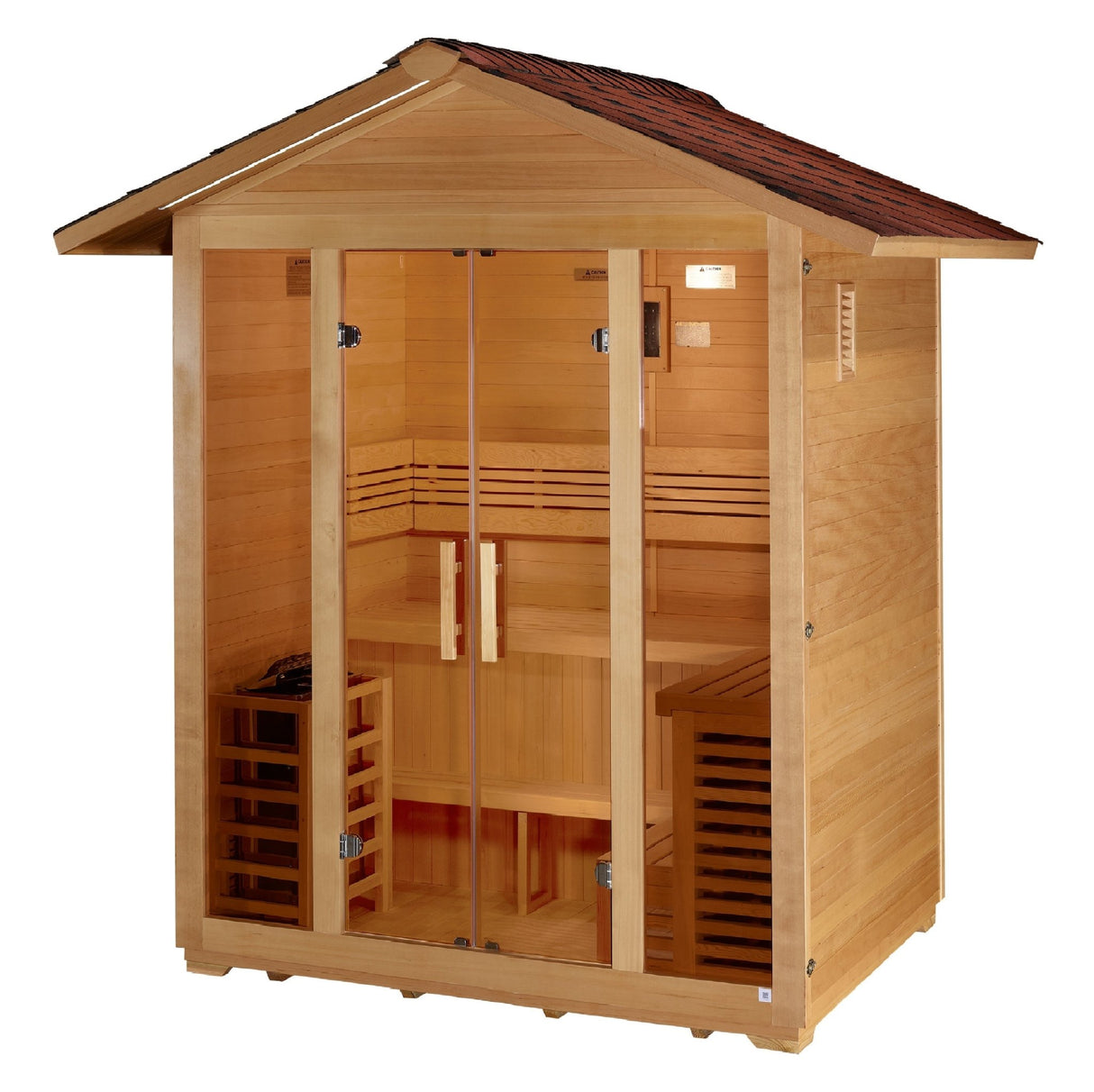 Sauna Golden Designs Vorarlberg 5 - Person Traditional Outdoor Sauna 2