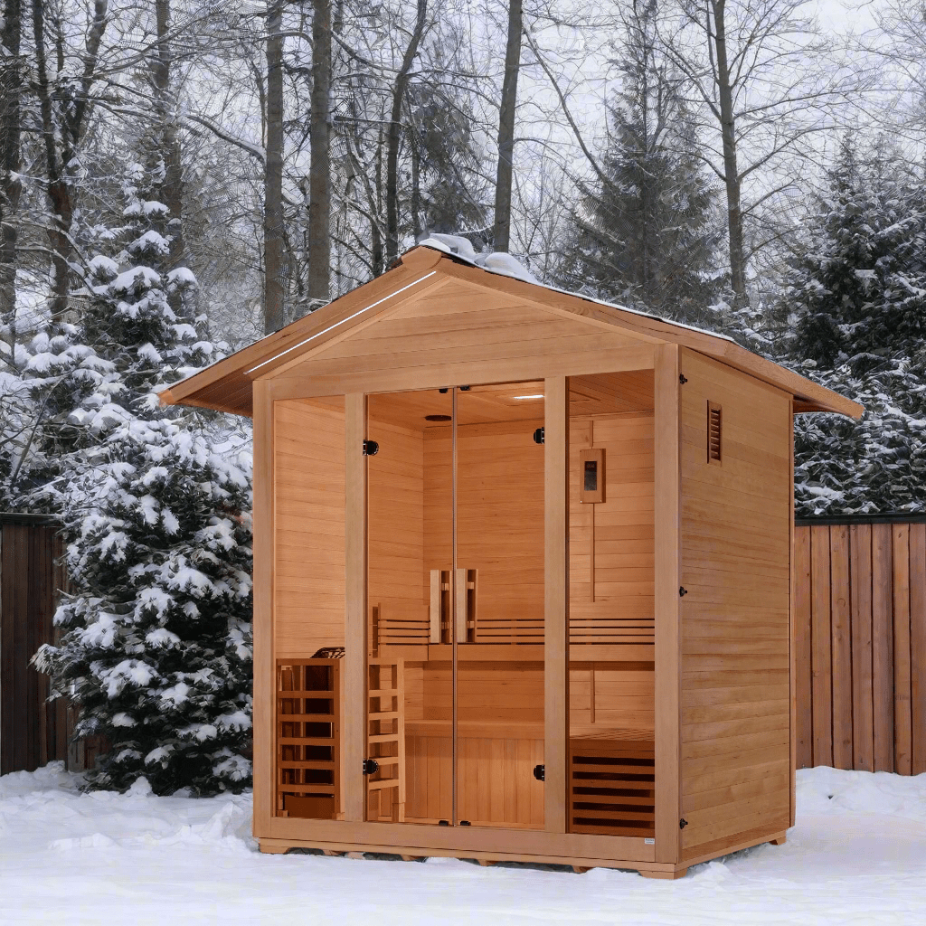 Sauna Golden Designs Vorarlberg 5 - Person Traditional Outdoor Sauna 5