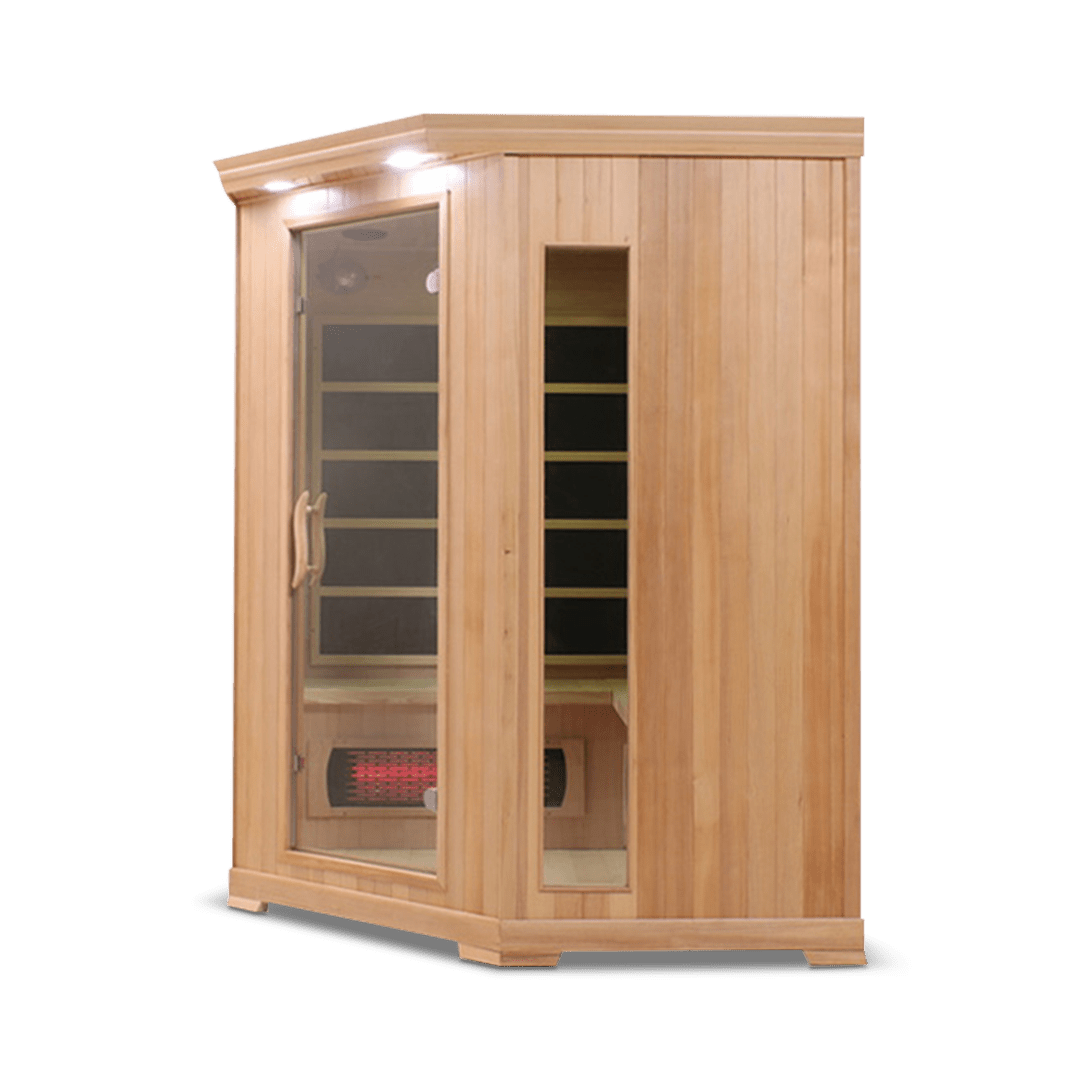 Sauna HealthSmart 4 - Person Corner Full Spectrum Infrared Sauna 2
