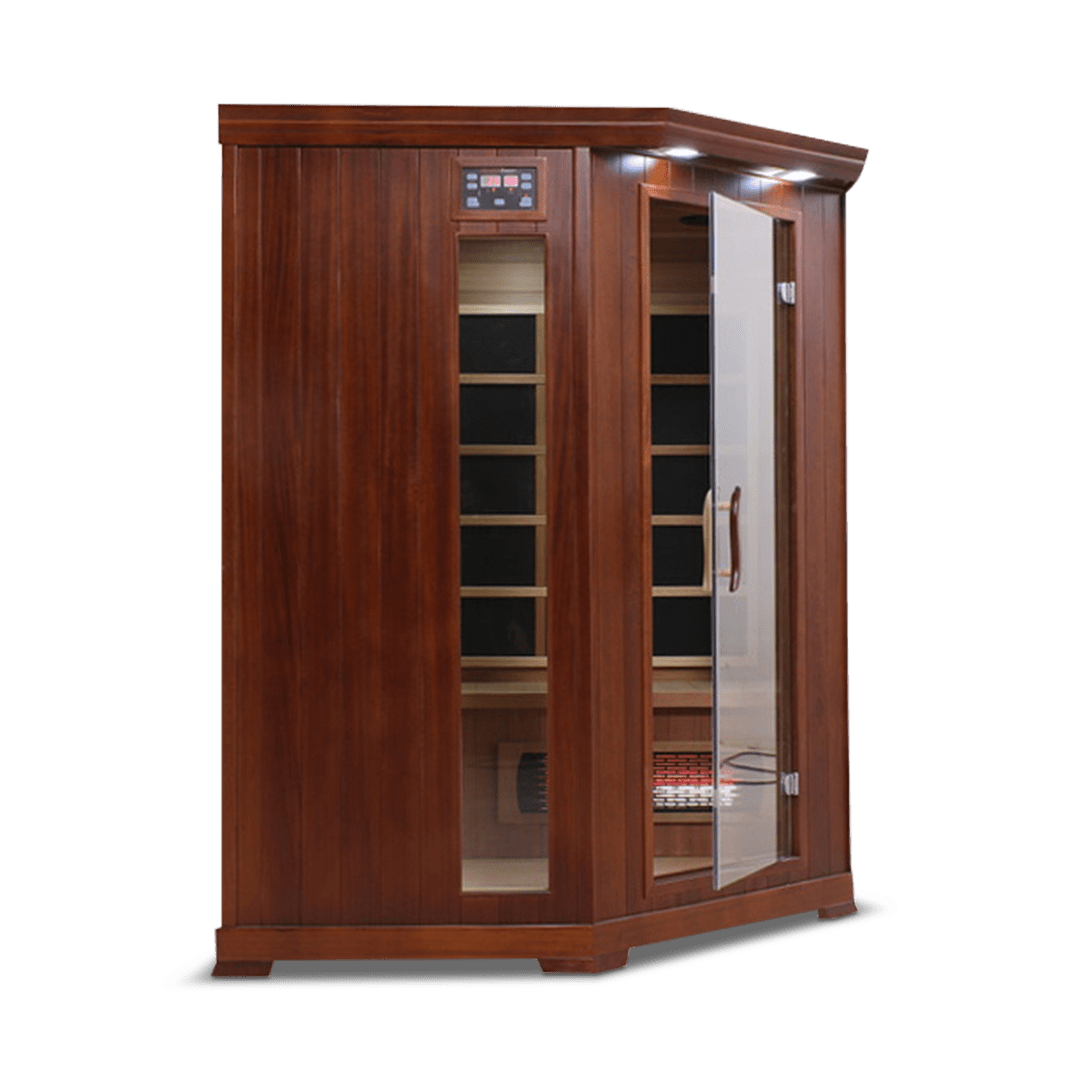 Sauna HealthSmart 4 - Person Corner Full Spectrum Infrared Sauna 10