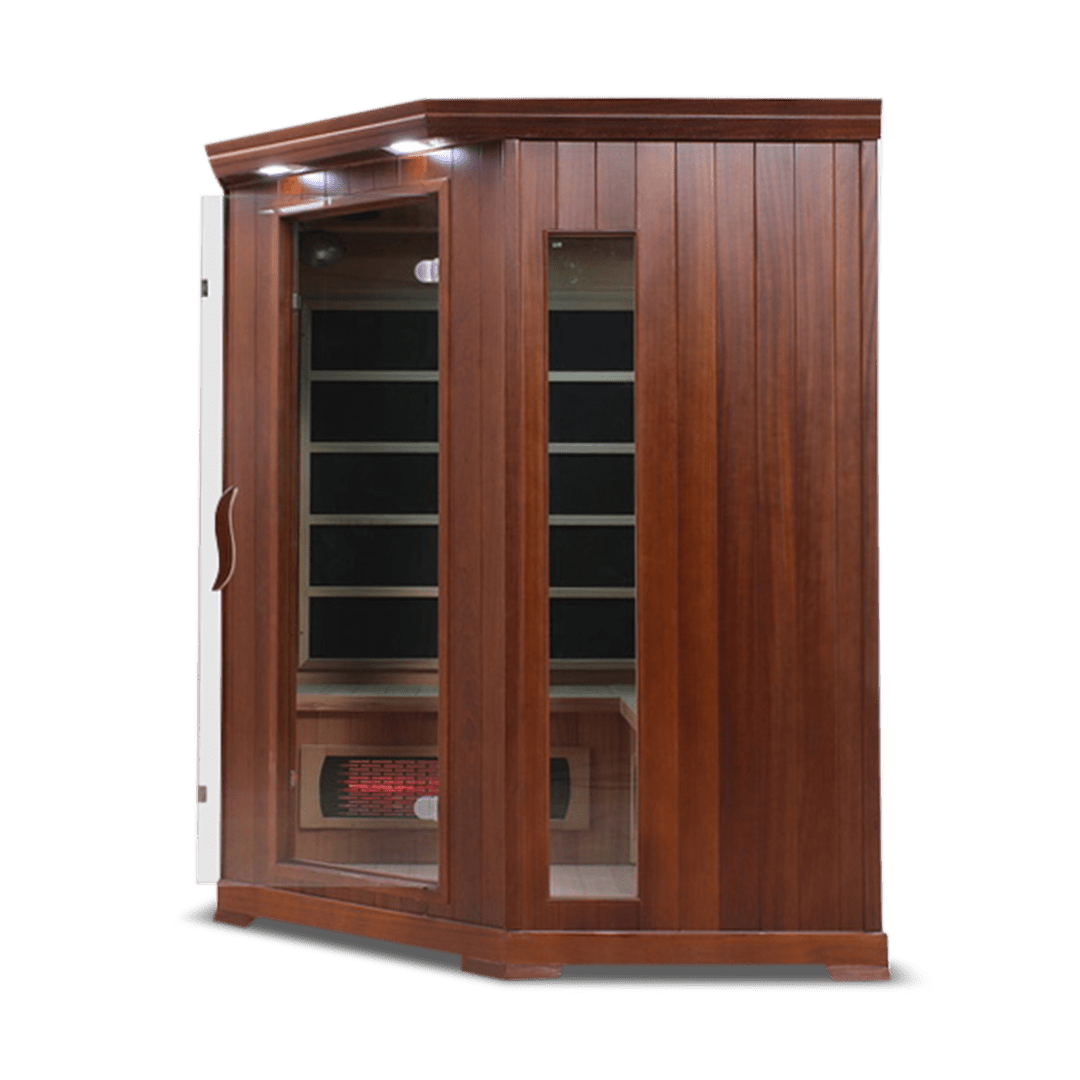 Sauna HealthSmart 4 - Person Corner Full Spectrum Infrared Sauna 9