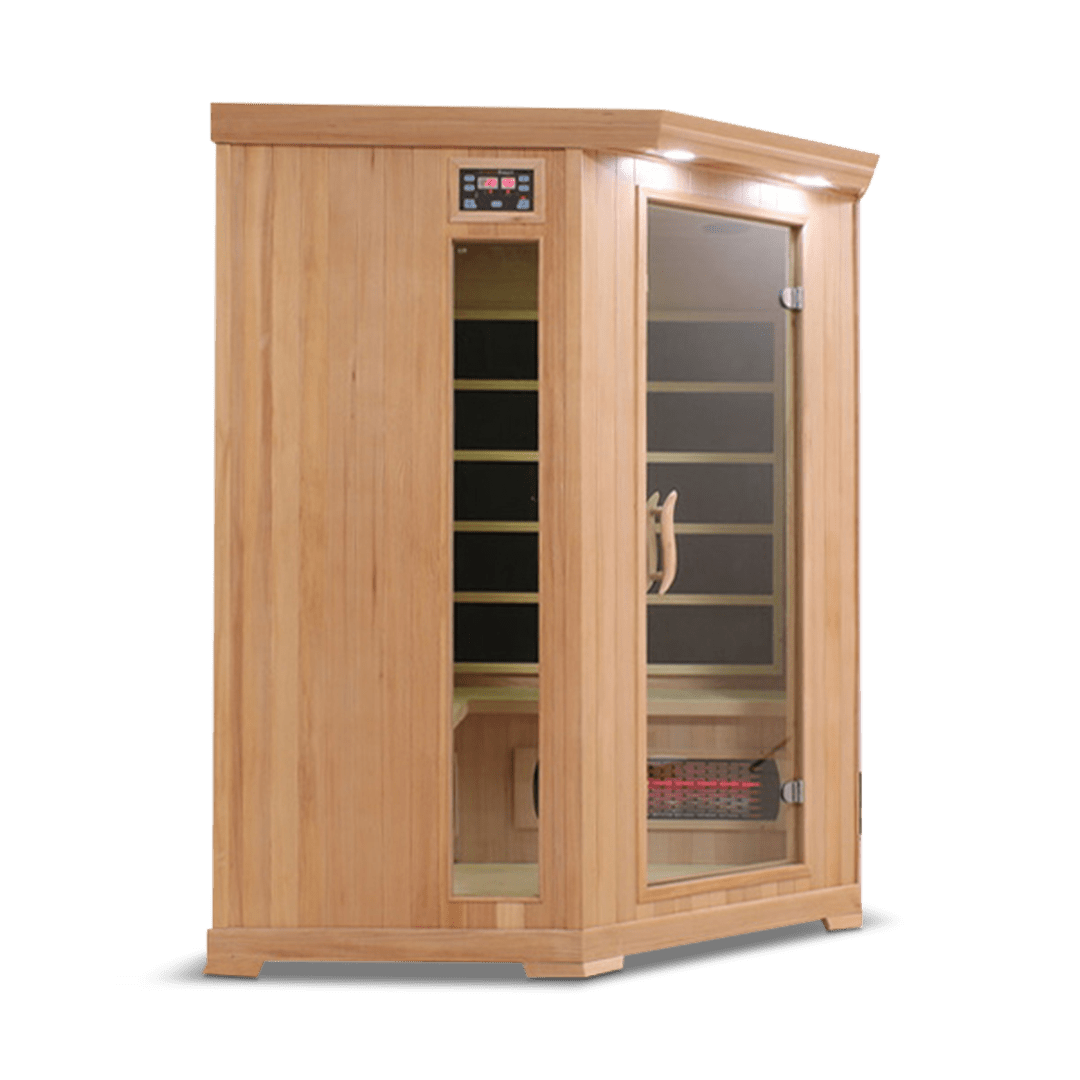Sauna HealthSmart 4 - Person Corner Full Spectrum Infrared Sauna 4
