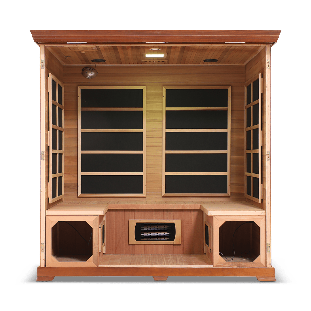 Sauna HealthSmart 4 - Person Full Spectrum Infrared Sauna 10