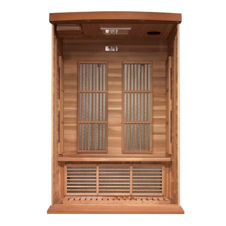 Sauna Maxxus 2 - Person Near Zero EMF Far Infrared Sauna - Canadian Red Cedar 4