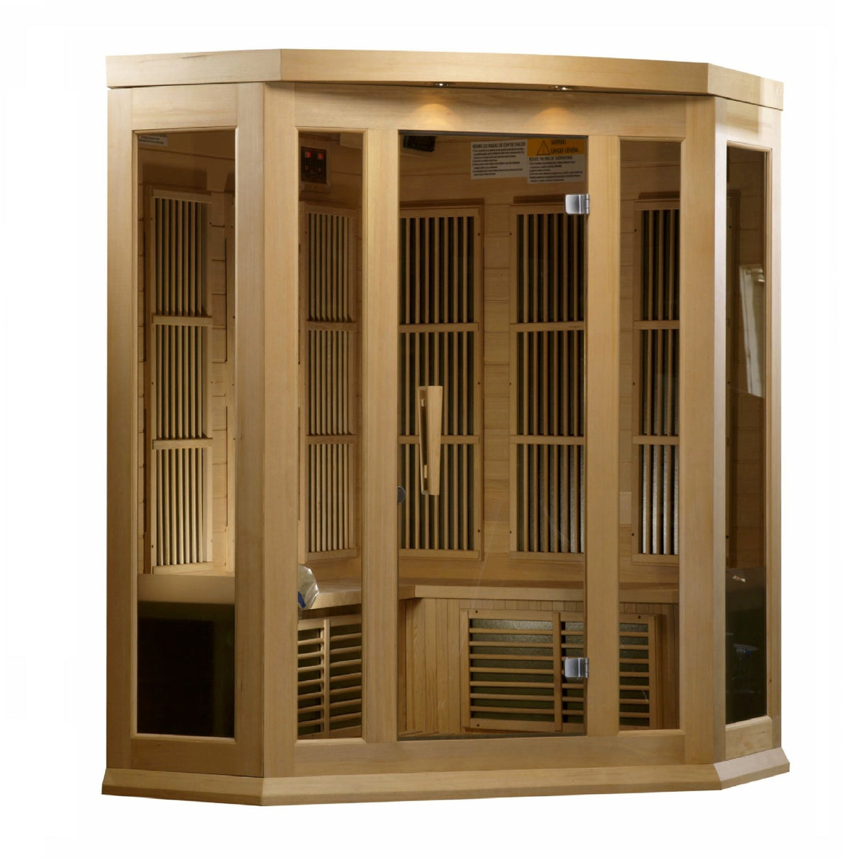 Sauna Maxxus 3 - Person Corner Low EMF Far Infrared Sauna 3