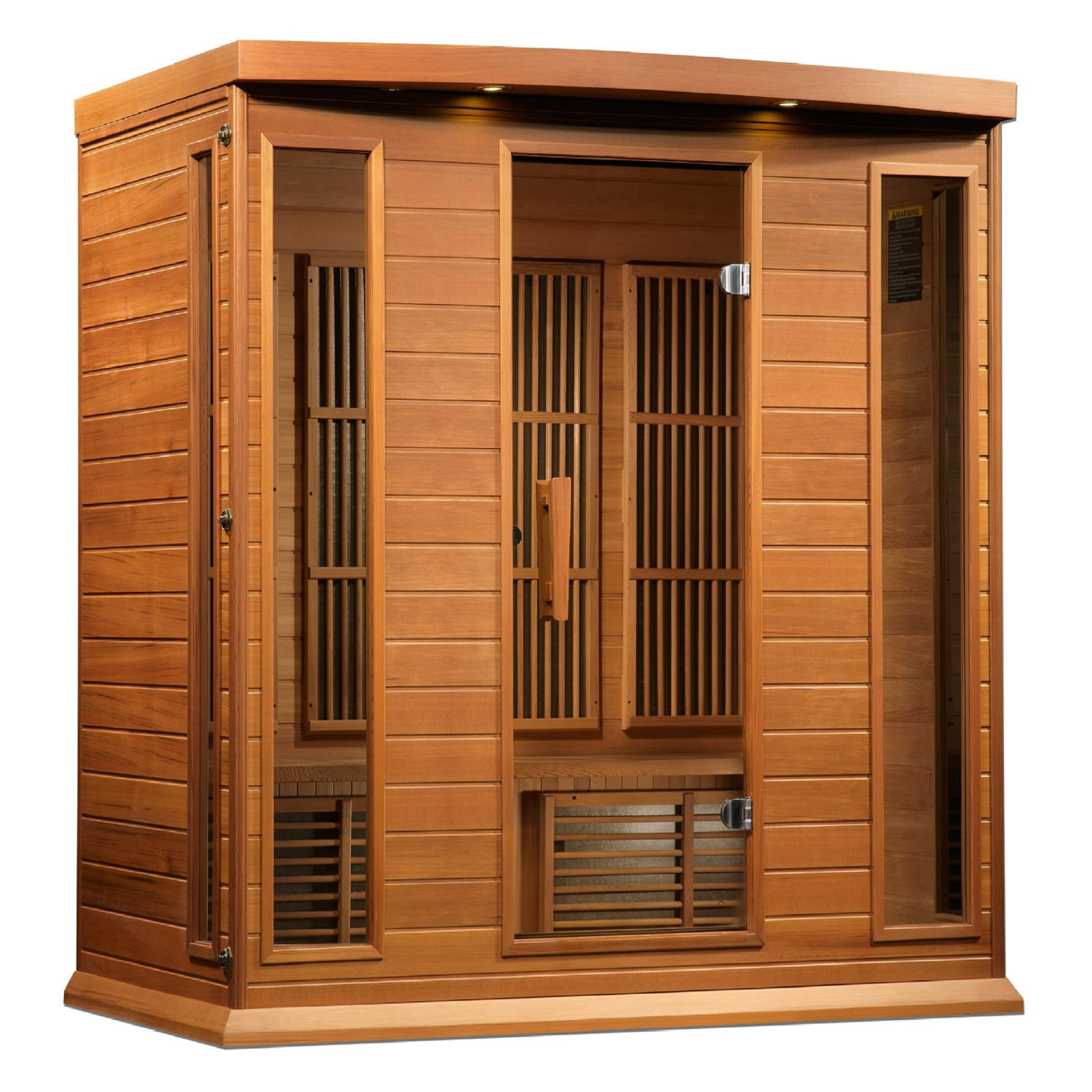 Sauna Maxxus 4 - Person Low EMF Far Infrared Sauna - Canadian Red Cedar 3