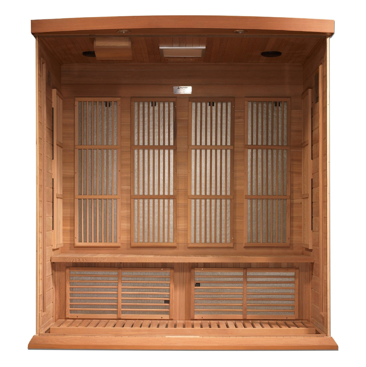 Sauna Maxxus Chaumont 4 - Person Near Zero EMF Far Infrared Sauna - Canadian Red Cedar 4