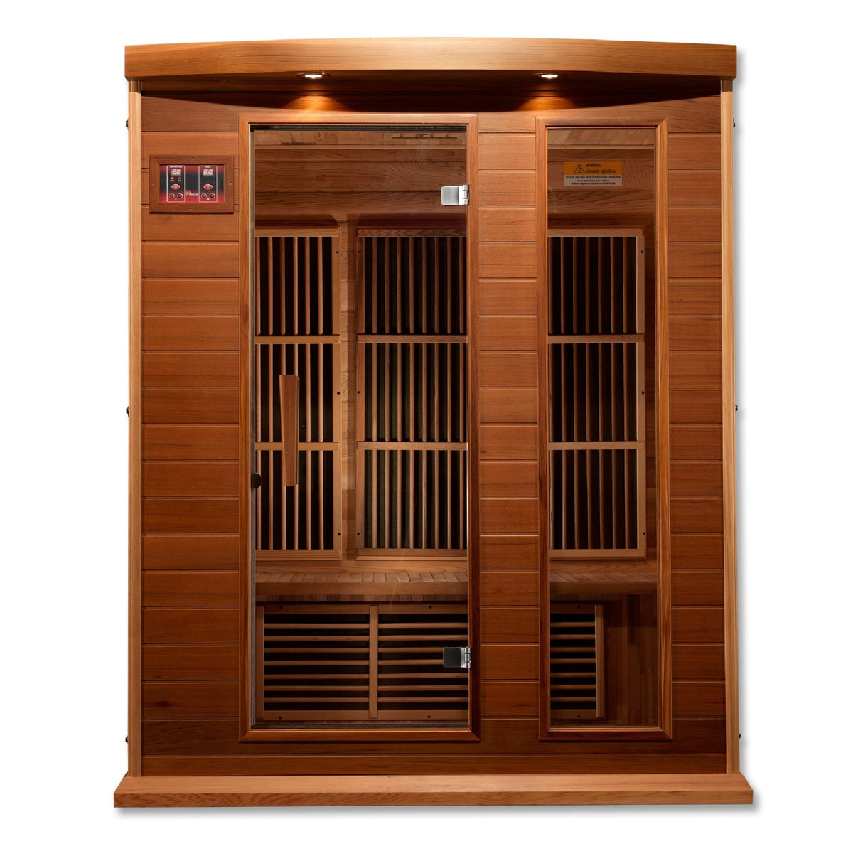 Sauna Maxxus Montilemar 3 - Person Near Zero EMF Far Infrared Sauna - Canadian Red Cedar 2