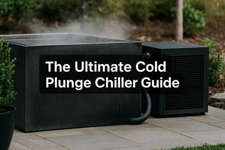 cold plunge chiller guide outdoor cold plunge setup with title overlay