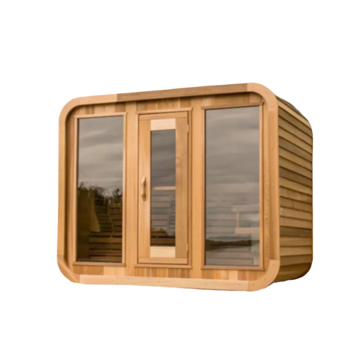 Recovery Rituals 6-Person Outdoor Cedar Cube Sauna