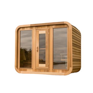 Recovery Rituals 6-Person Outdoor Cedar Cube Sauna