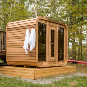 Recovery Rituals 6-Person Outdoor Cedar Cube Sauna