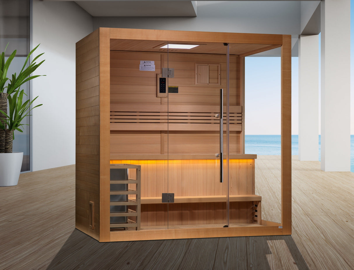 Golden Designs Forssa Edition 3-Person Traditional Sauna