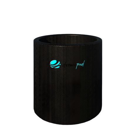 cold plunge Dreampod inflatable barrel FLEX model, front view