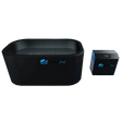 cold plunge tub Dreampod inflatable ice bath FLEX model with chiller, front view