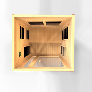 Sauna Dynamic Cardoba Elite 2 - Person Ultra Low EMF Infrared Sauna 5