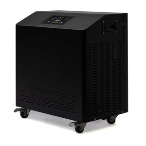 cold plunge chiller Dynamic Cold Therapy 0.8 HP unit with WiFi control and cold/heat function, angled front-right view