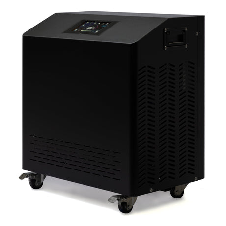 cold plunge chiller Dynamic Cold Therapy 1.0 HP unit with WiFi control and cold/heat function, angled front-right view