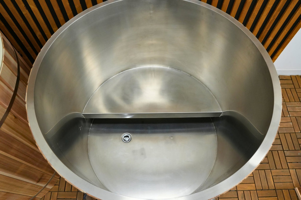 Cold Plunge Dynamic Cold Therapy 304 Stainless Steel Cold Plunge Barrel 11