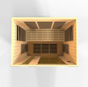 Sauna Dynamic Lugano 3 - Person Low EMF Far Infrared Sauna 5